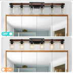 6-Light Vanity Light Bathroom Wall