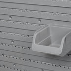 DURHAND 44-Piece Wall-Mounted Pegboard Tool Organizer Rack Kit with Bins & Hooks, Orange
