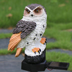 Solar powe LED Owl parrot lawn