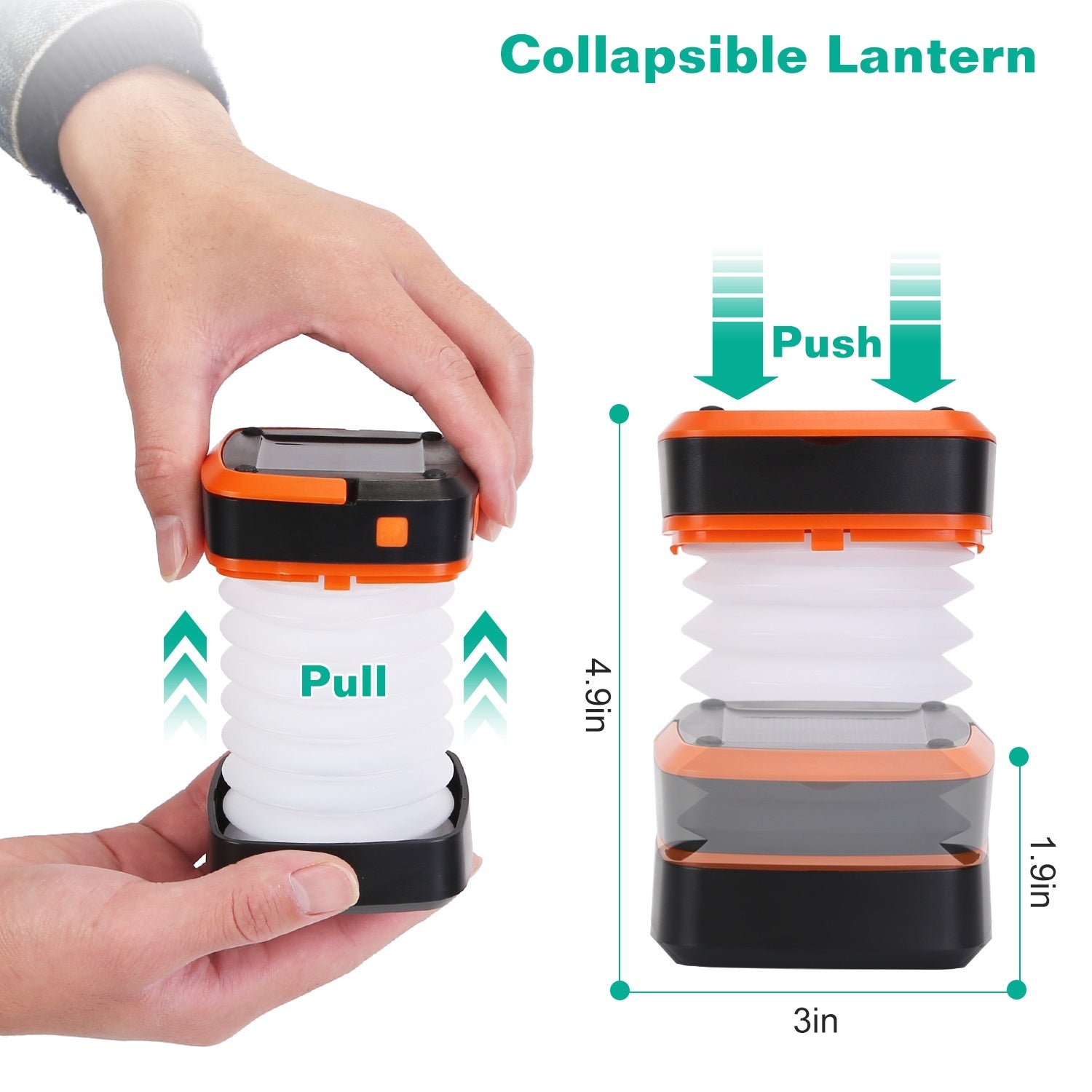 Collapsible Camping Lantern – Solar Camp USB Rechargeable