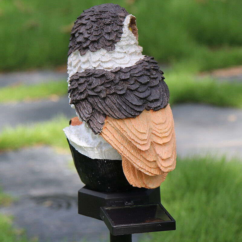 Solar powe LED Owl parrot lawn
