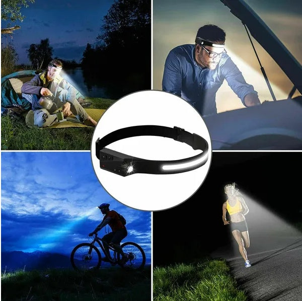 COB LED USB Rechargeable Headlamp