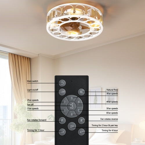 Modern Ceiling Fan with Light & Remote