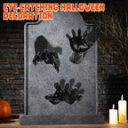 3-Piece Life-Size Creepy Reaching Hands with Lighted Candles – Gothic Halloween Wall Décor, Witch & Devil Horror Sculpture
