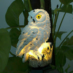 Solar powe LED Owl parrot lawn
