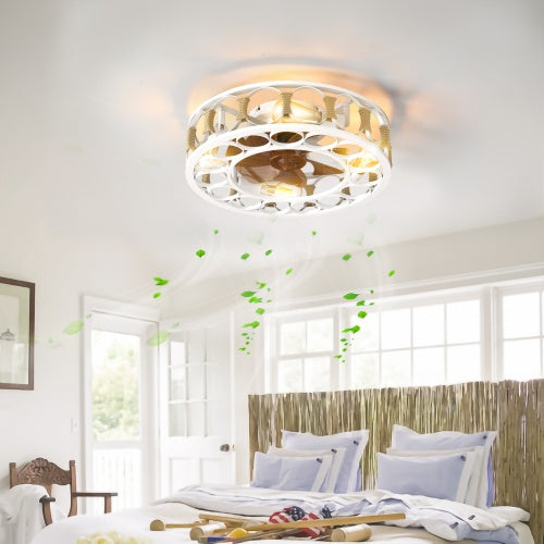Modern Ceiling Fan with Light & Remote