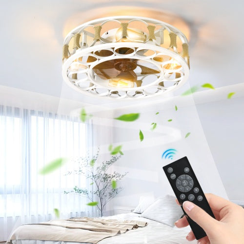 Modern Ceiling Fan with Light & Remote
