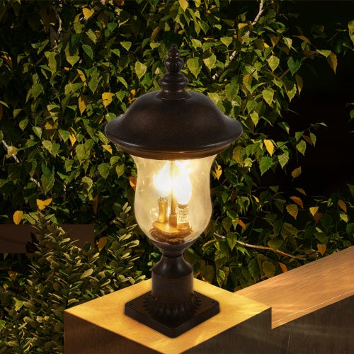 Vintage Outdoor Pole Light – Waterproof Garden Lantern
