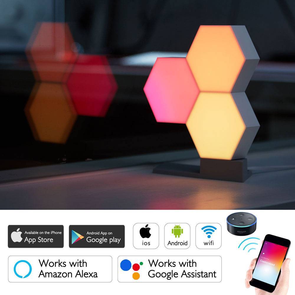 11 Smart Hexagon Light Panels