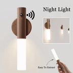 Magnetic Wood Wireless Night Light