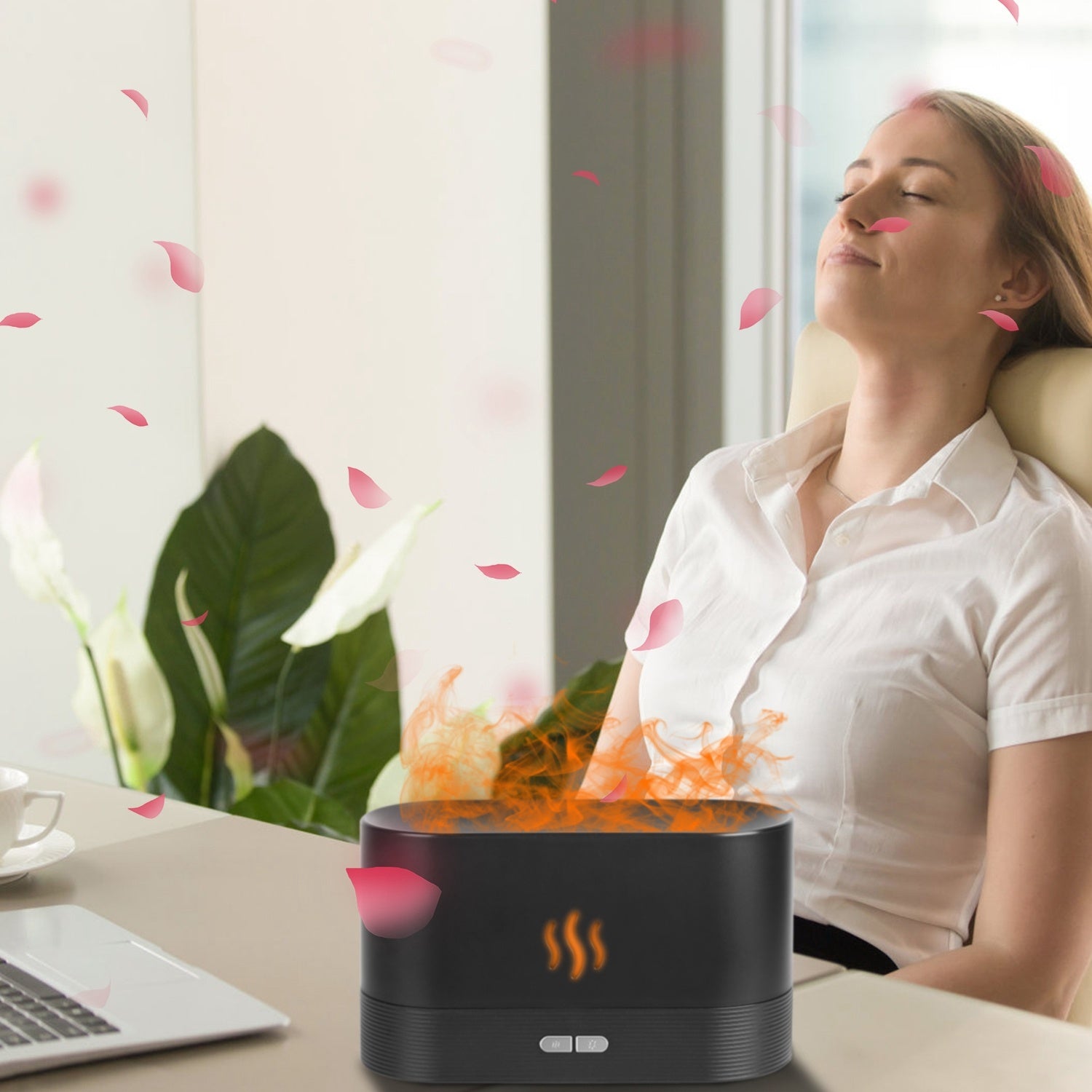120ml Flame Effect Essential Oil Diffuser & Humidifier