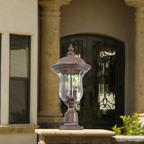 Vintage Outdoor Pole Light – Waterproof Garden Lantern
