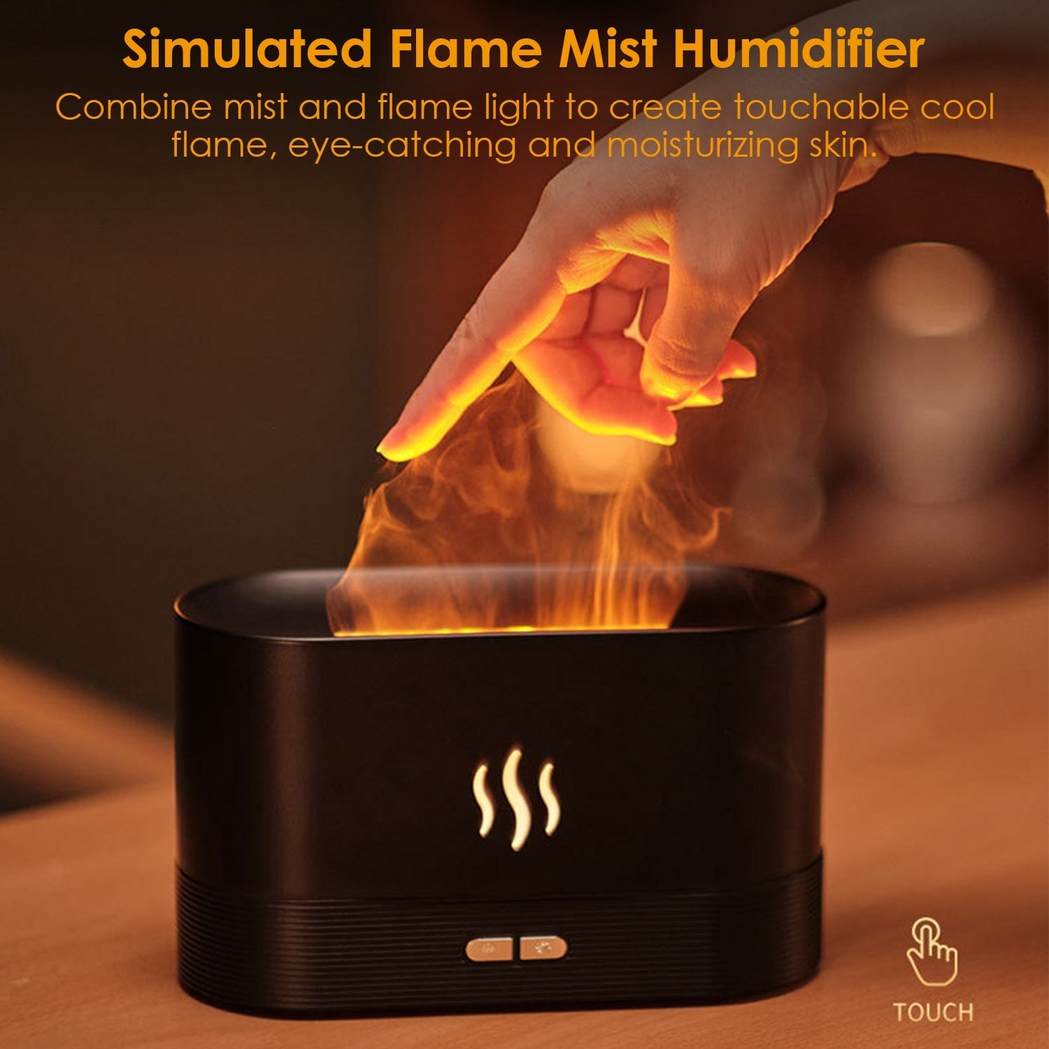 120ml Flame Effect Essential Oil Diffuser & Humidifier