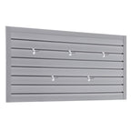 PVC Slat Wall Panels – 4ft x 2ft Garage & Home Storage System, Heavy-Duty Graphite Finish