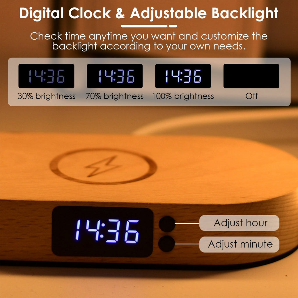 Dimmable Touch Sensor Lamp – 3-in-1 Smart Bedside Light
