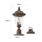 Vintage Outdoor Pole Light – Waterproof Garden Lantern